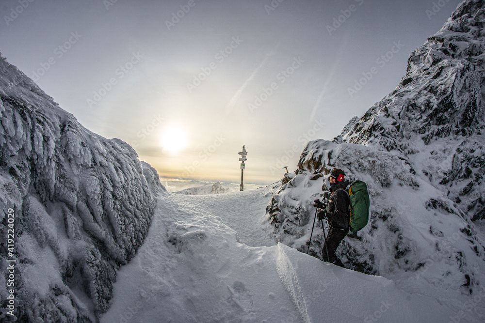 Tatry - Zawrat zima
