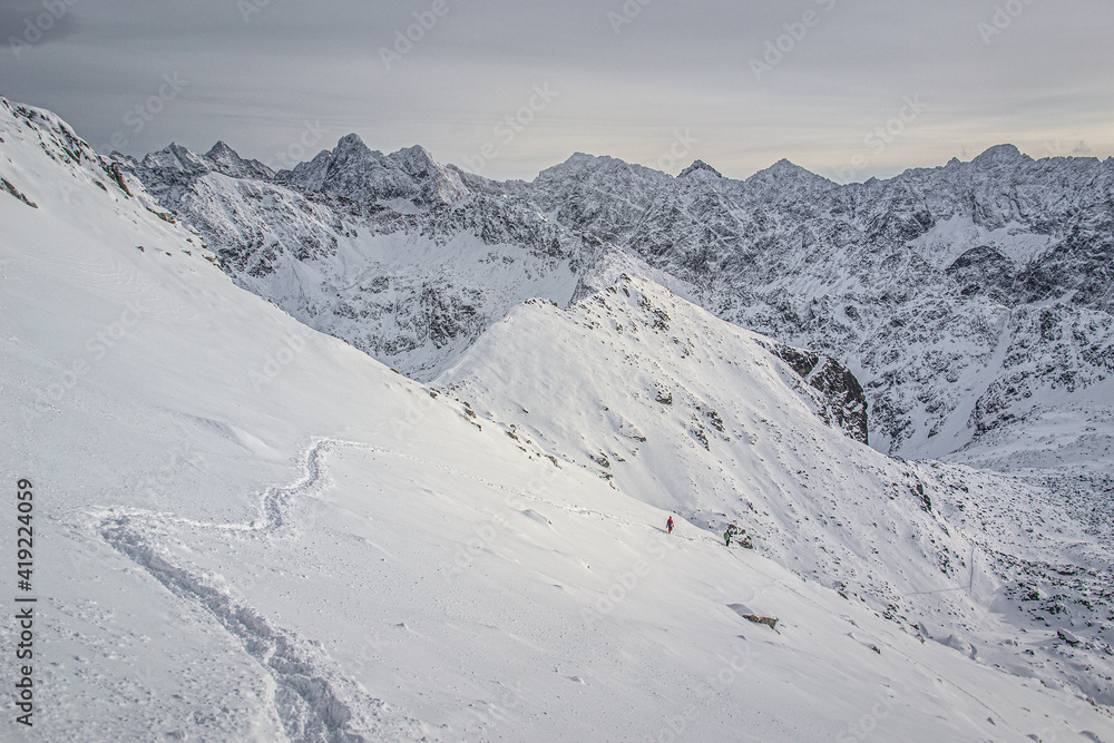 Tatry - Zawrat zima