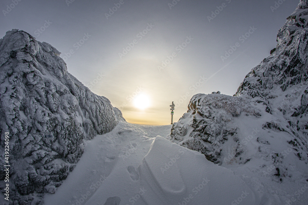 Tatry - Zawrat zima