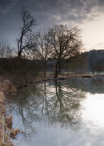 Fishpond, Bergisches Land, Germany photo