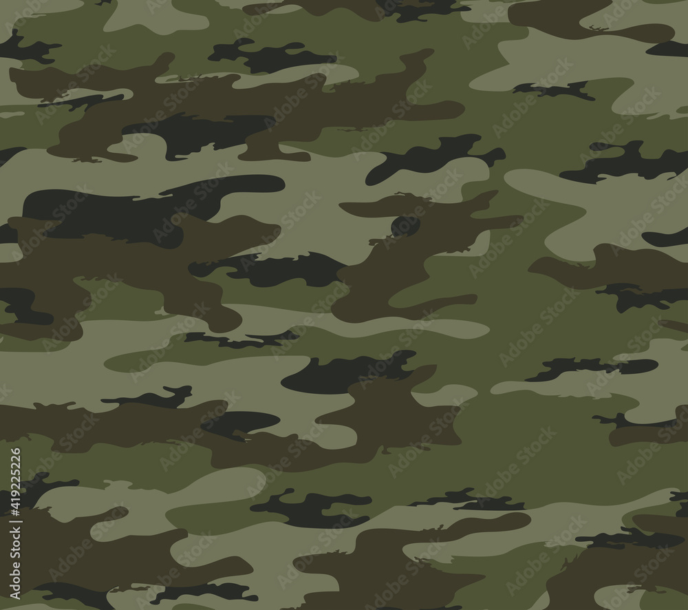 Camouflage seamless pattern, stylish vector background Camouflage seamless pattern, stylish vector background