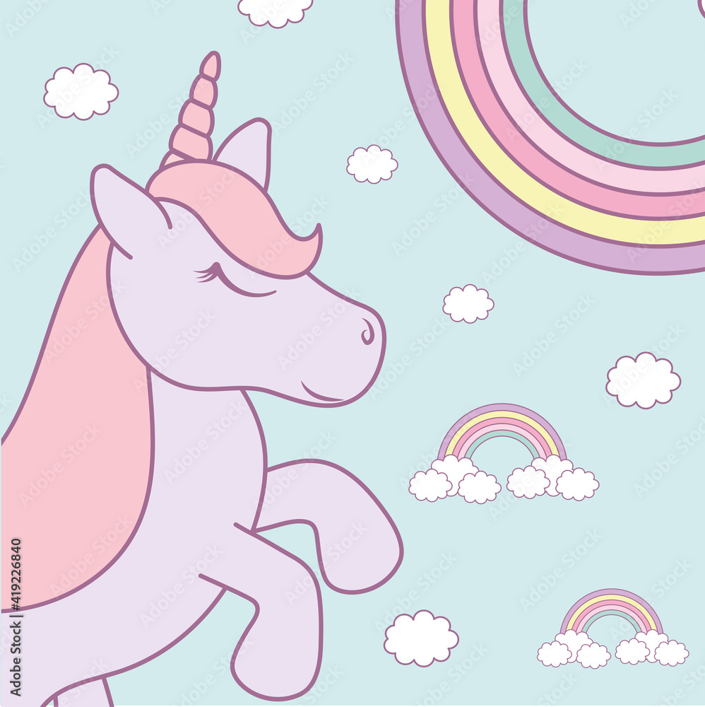 unicorn and rainbows unicorn and rainbows