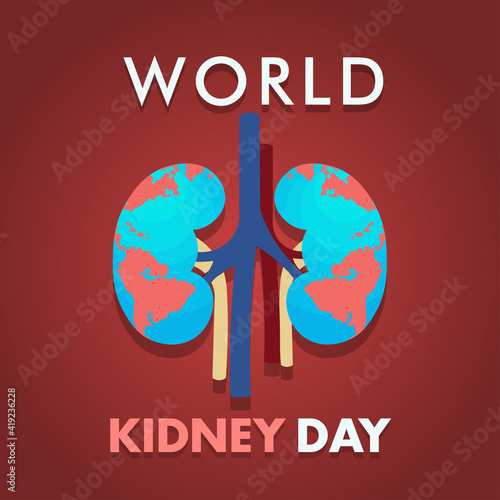 world kidney day healthcare campaign poster banner