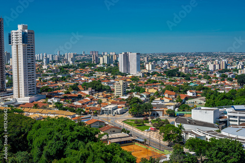 Goiania Goias Brazil on sunny day aerial view © trindade51