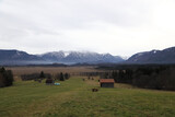The murnauer moos in the background the alps