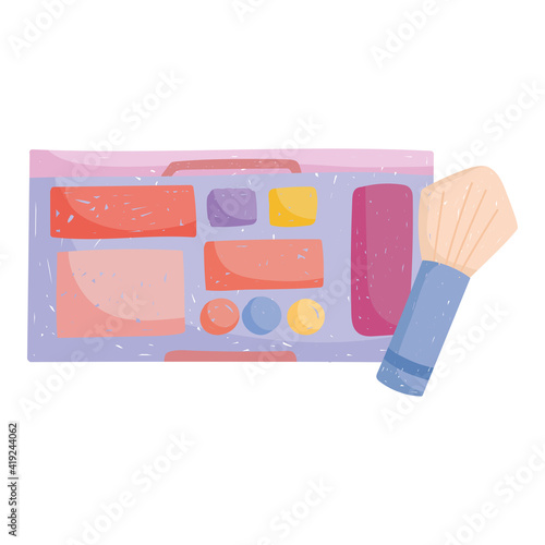 cosmetic palette brush