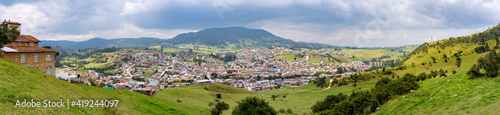 panoramic view in La Calera, Cundinamarca, Colombia photo