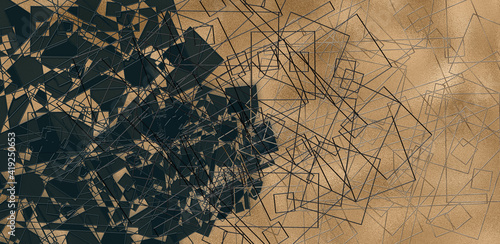 modern abstract triangular background