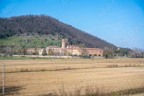 The wonderful abbazia di Praglia in the colli euganei area photo