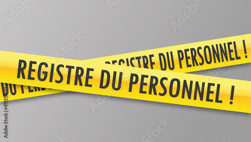 Logo registre du personnel.