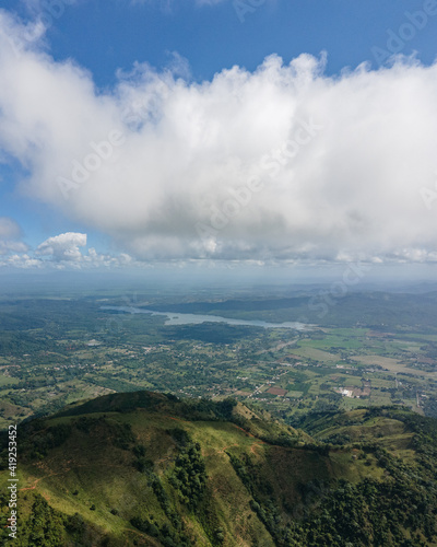 Vista aérea de la comunidad de Casabito, Constanza, República Dominicana. © amaurys