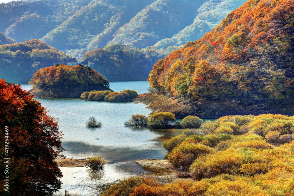 五十里湖の秋