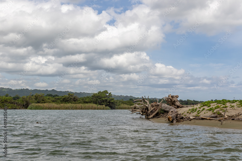 boat on the river