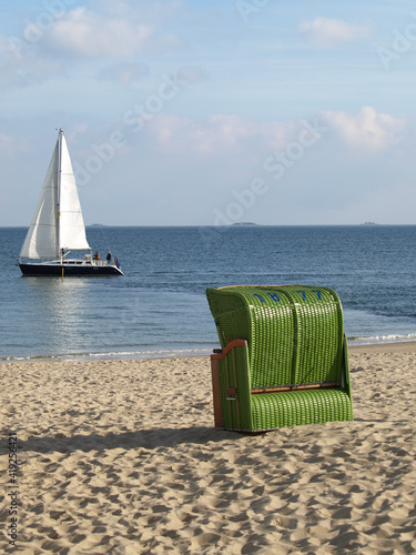 Beach Idyll In Wyk On Föhr, Schleswig Holstein, Germany, Europe