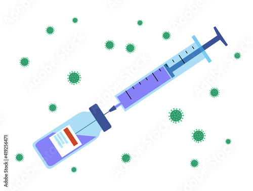 Global vaccination concept