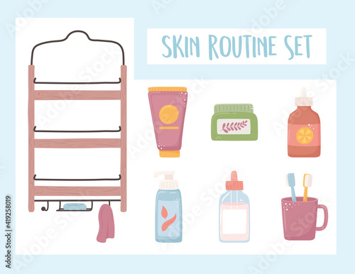 skin routine set
