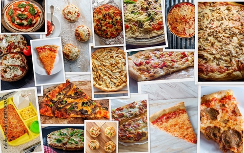 New York Pizza Collage