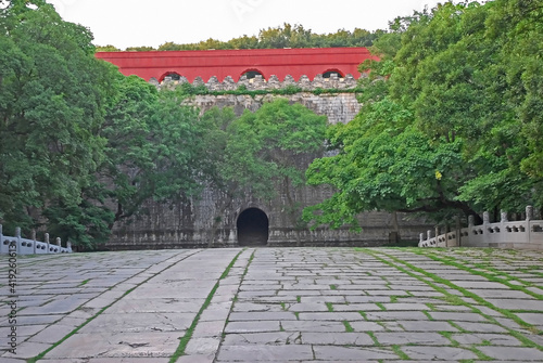 China, Nanjing the  Ming Xiao Ling Mausoleum. photo