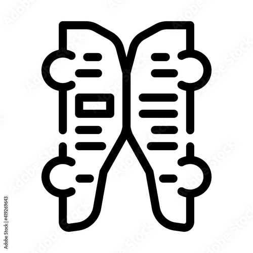 car-shaped catalog line icon vector illustration line