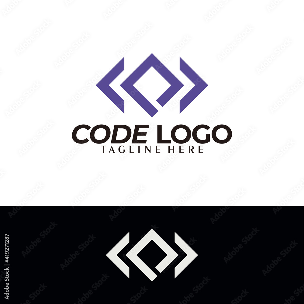 code logo icon vector isolated code logo icon vector isolated