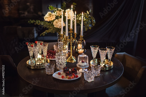 elegant table decoration for event or celebration