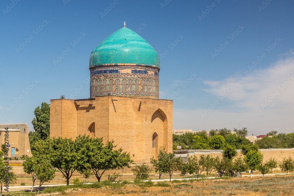 Rabia Sultan Begim mausoleum in Turkistan, Kazakhstan