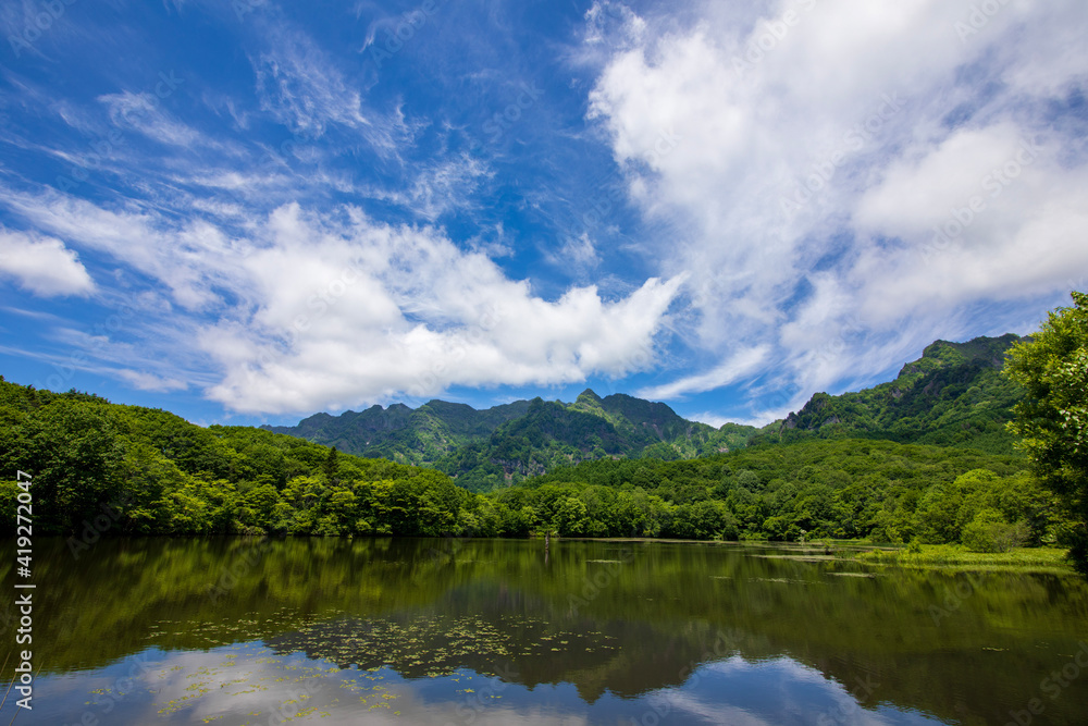 lake in the mountains