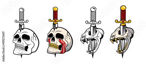 Illustrations of the Skulls