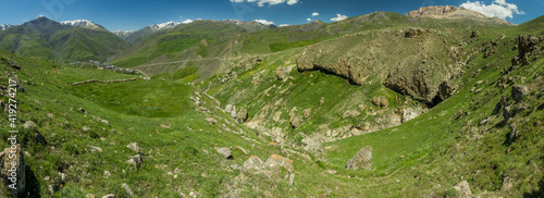 Landscape around Xinaliq (Khinalug) village, Azerbaijan