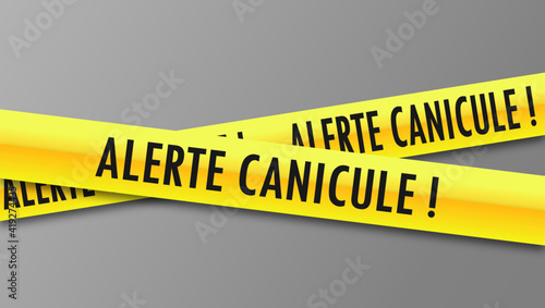 Logo alerte canicule.