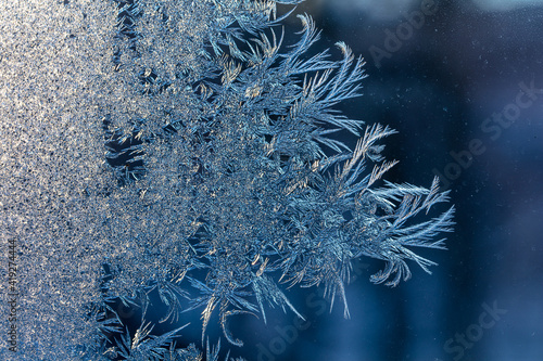 Iceflowers on the window