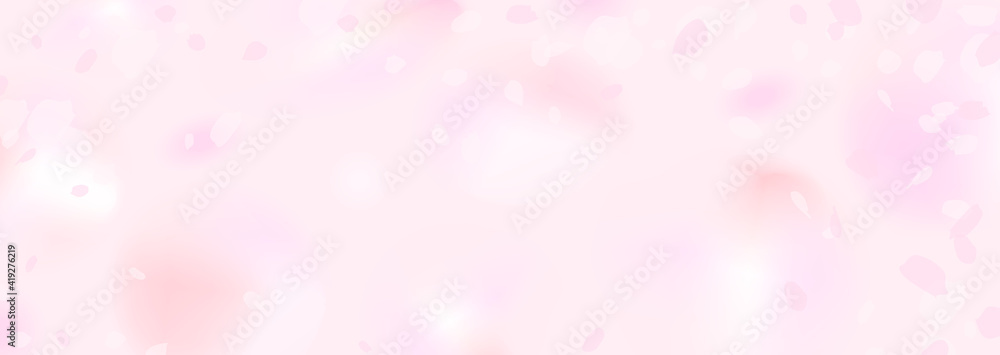 ふんわり ぼんやりとした花びらのイラスト Stock Vector Adobe Stock