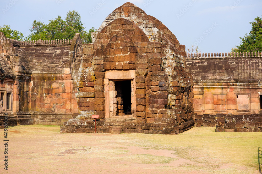 Phanom Rung is the name of an ancient sandstone castle in Buriram Province in Thailand.