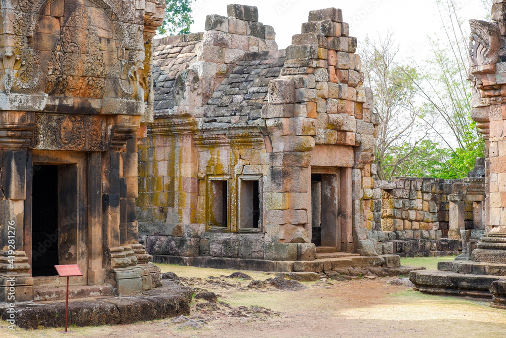 Phanom Rung is the name of an ancient sandstone castle in Buriram Province in Thailand.