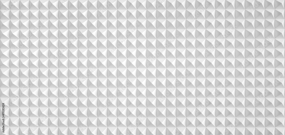 White abstract geometric background with soft shadow on the light. Minimalist empty triangular, diamond, square backdrop 3d rendering White abstract geometric background with soft shadow on the light. Minimalist empty triangular, diamond, square backdrop 3d rendering