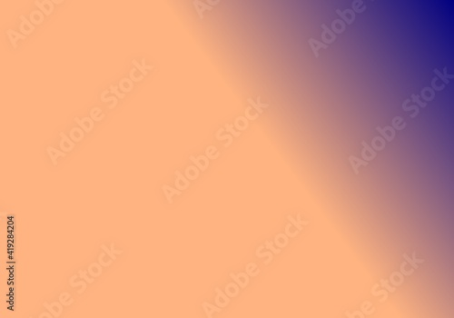 abstract orange red blurred on blue background . close up blurred sun on sky . Technology science backgrond  
