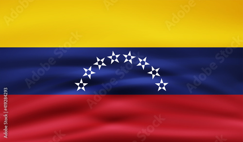 Free Download Grunge Venezuela flag. Venezuela flag with waving grunge texture. - GFXLoad