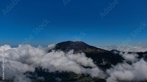 Vista aerea del volcan Turrialba, Costa Rica © ErlenJose