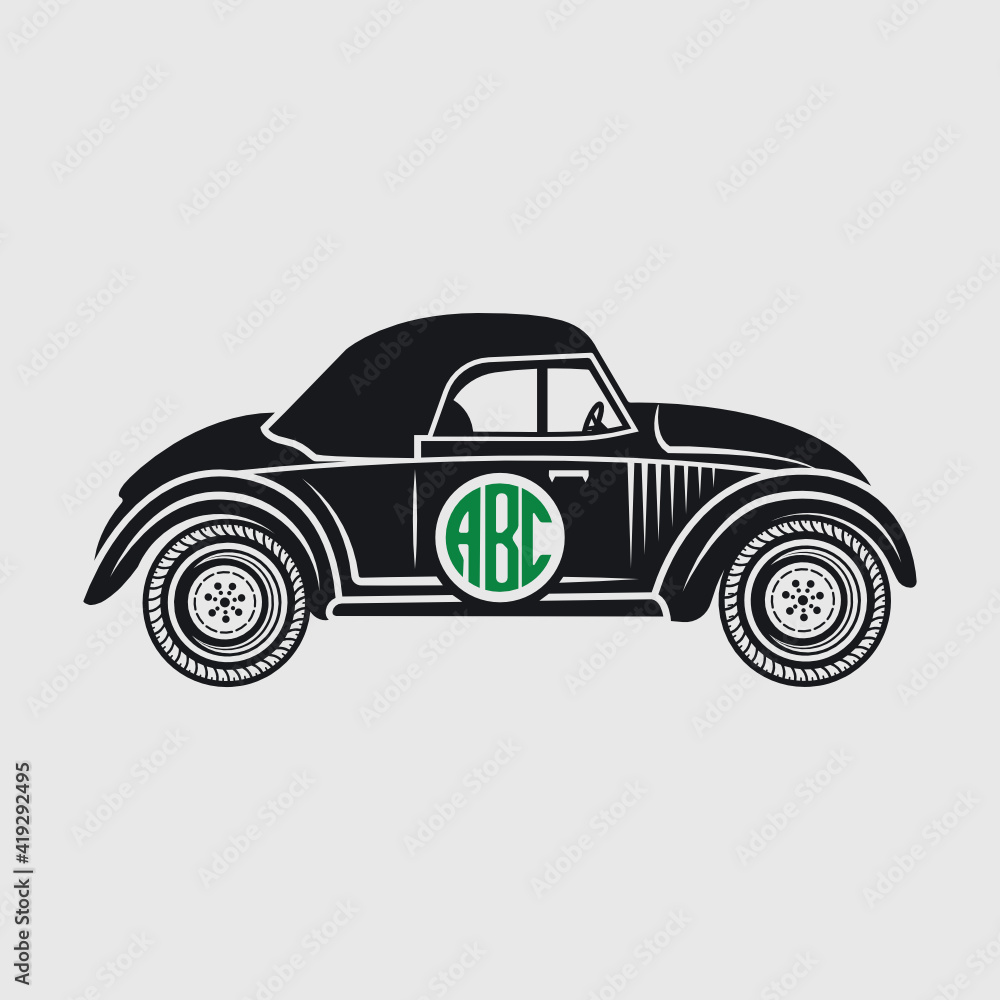 Ambassador Car Split Monogram | Ambassador Car | Car | Texi | Super Car | Car Monogram | St Patricks Day Car
