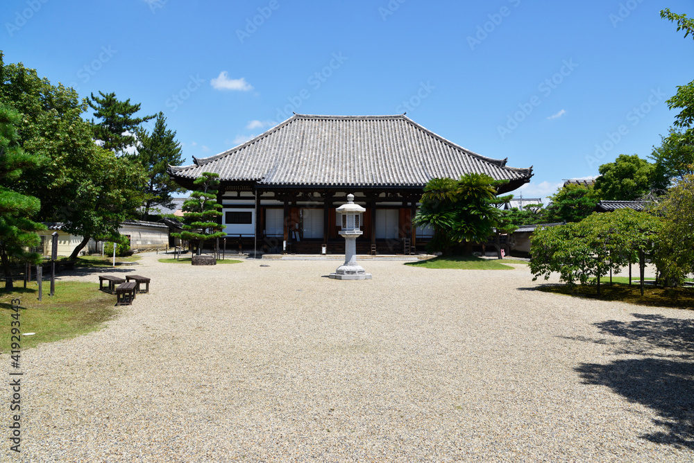 法華寺 本堂 奈良市 法華寺 本堂 奈良市