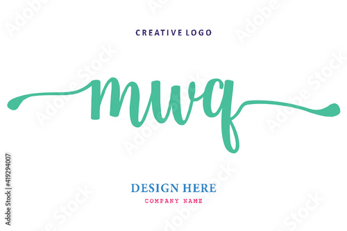 MWQ lettering logo is simple, easy to understand and authoritative