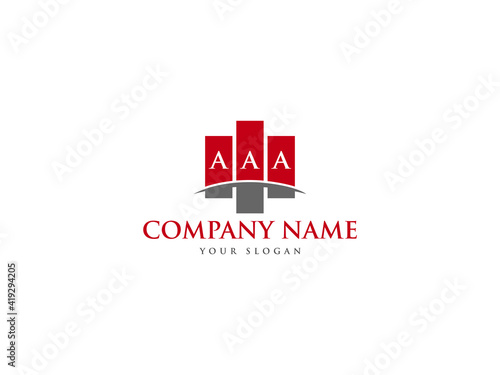 Letter AAA Logo Icon Design For Kind Of Use