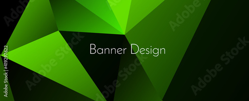 Abstract elegant geometric decorative design banner background photo