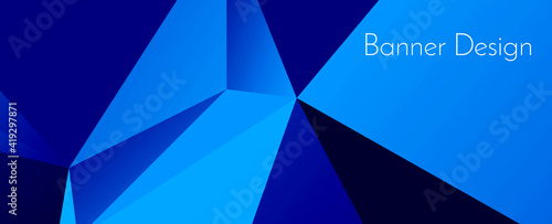 Abstract geometric modern decorative design banner pattern background