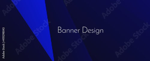 Abstract geometric modern decorative design banner pattern background photo