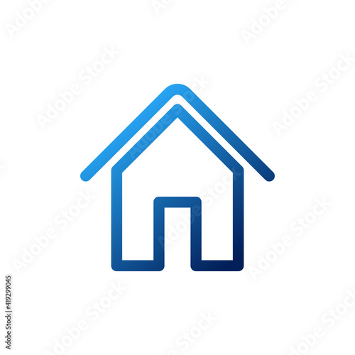 Home Logo icon vector design illustration. House logo design concept for Home, Real Estate, Building, Apartment, construction and architecture business. Modern Home design for Logo, icon, branding. © The Masterplan Std.