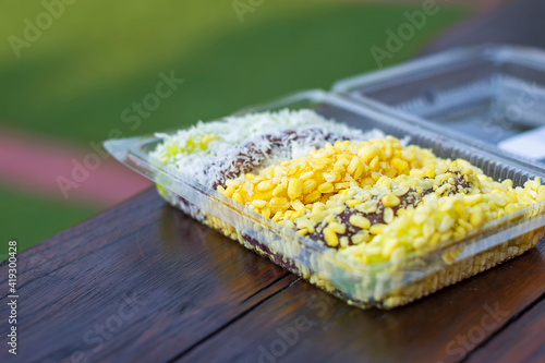 Mung bean rice-crepe