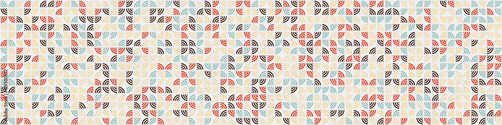 Obraz premium Abstract Geometric Pattern generative computational art illustration