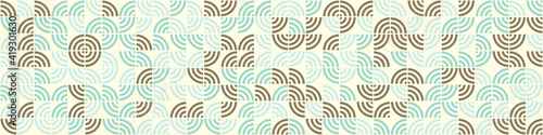 Abstract Geometric Pattern generative computational art illustration