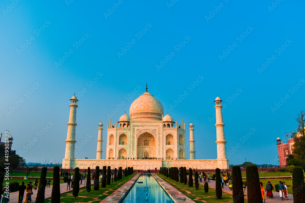 Fototapeta premium taj mahal agra country